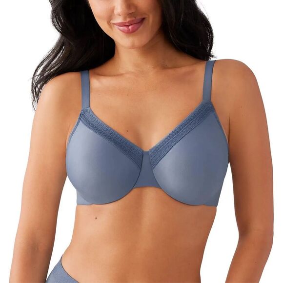 Wacoal NWT Perfect Primer Full Figure Underwire Bra in Windward Blue 40D - Picture 1 of 3